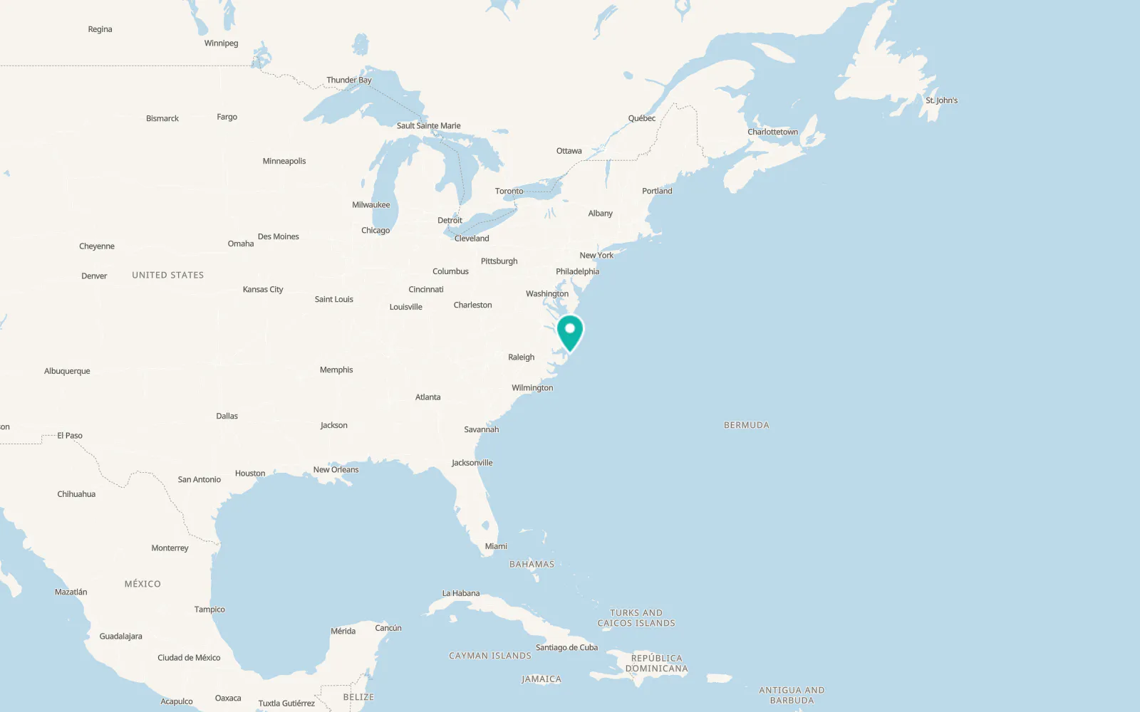 Map of Wanchese
