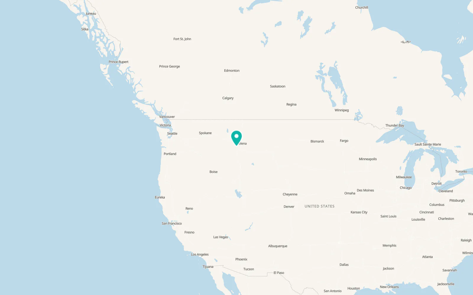 Map of Warm Springs