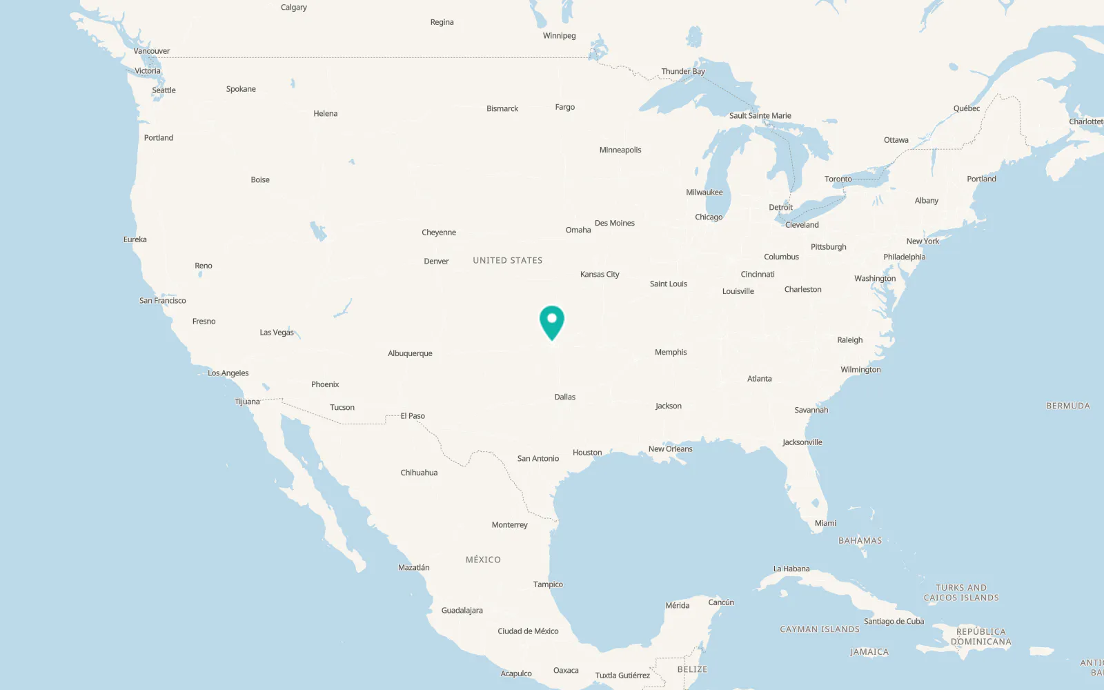 Map of Warr Acres