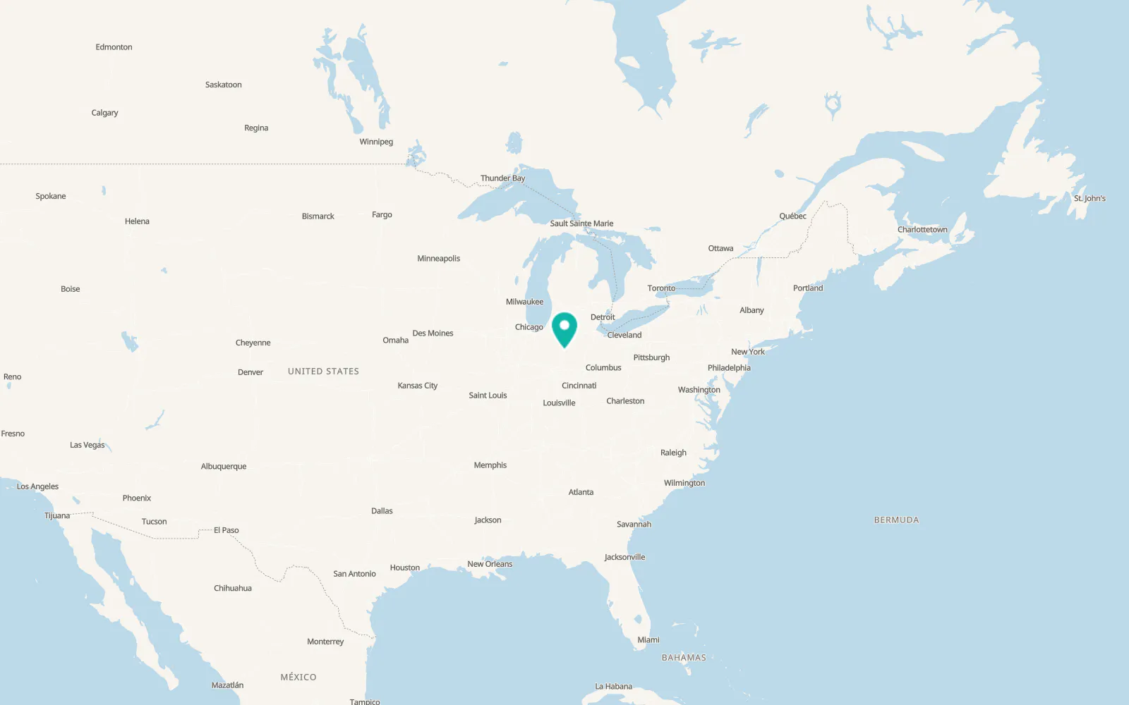 Map of Warren