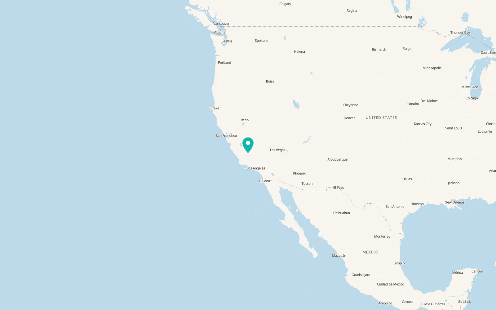 Map of Wasco