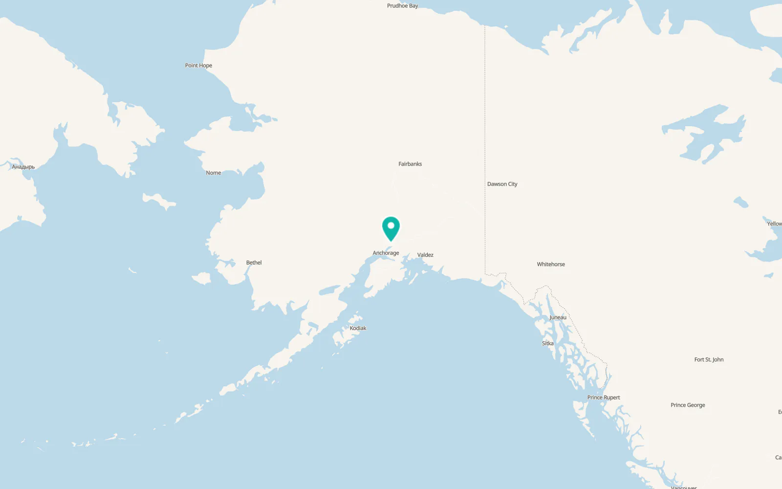 Map of Wasilla