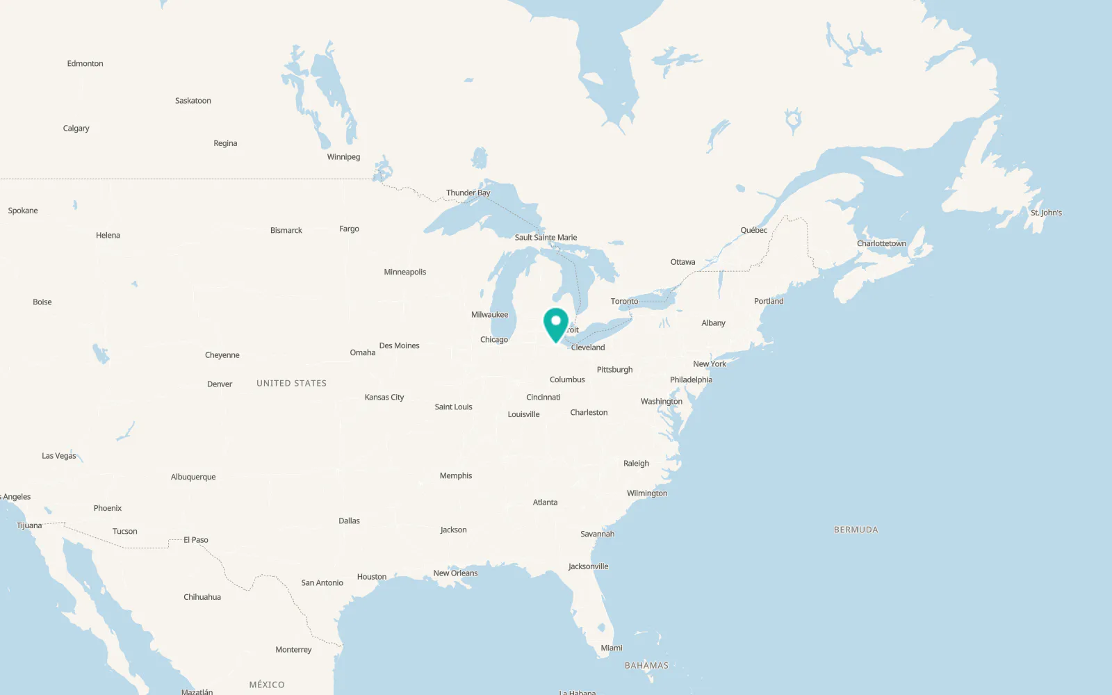 Map of Waterville