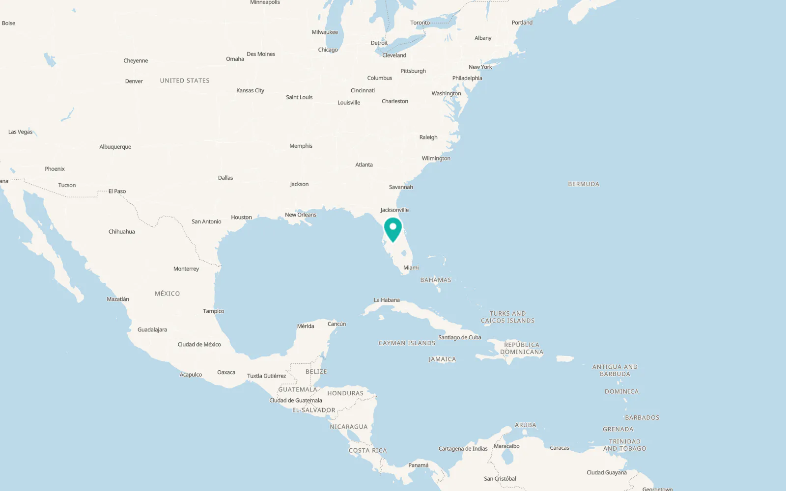 Map of Wauchula