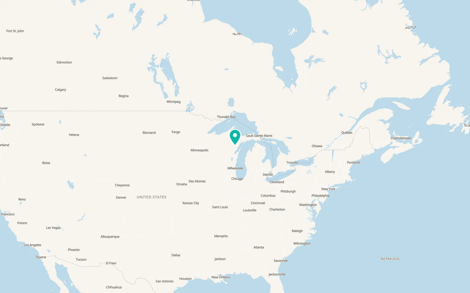 Map of Wausaukee