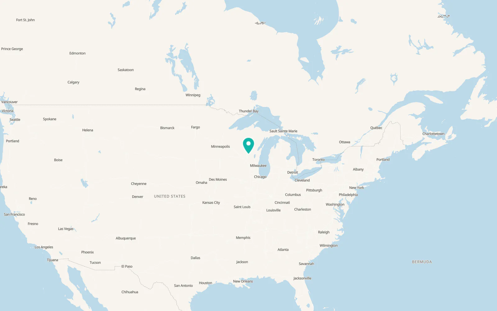 Map of Wautoma