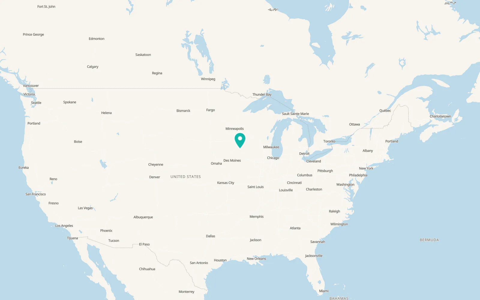 Map of Waverly
