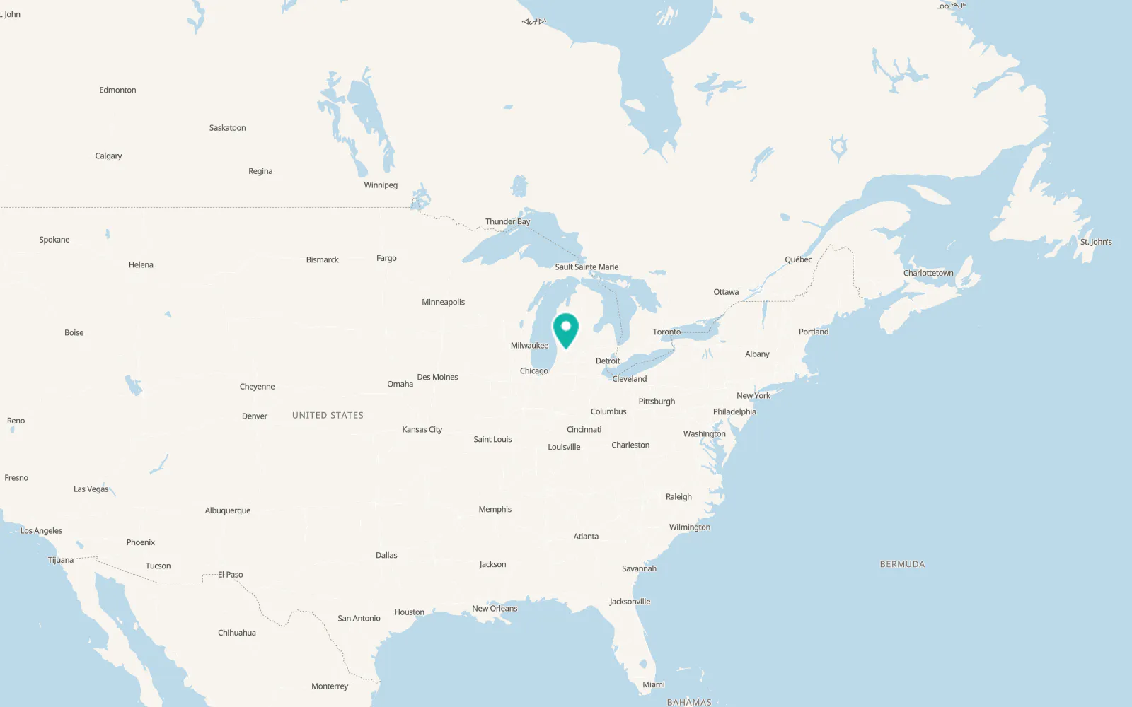 Map of Wayland