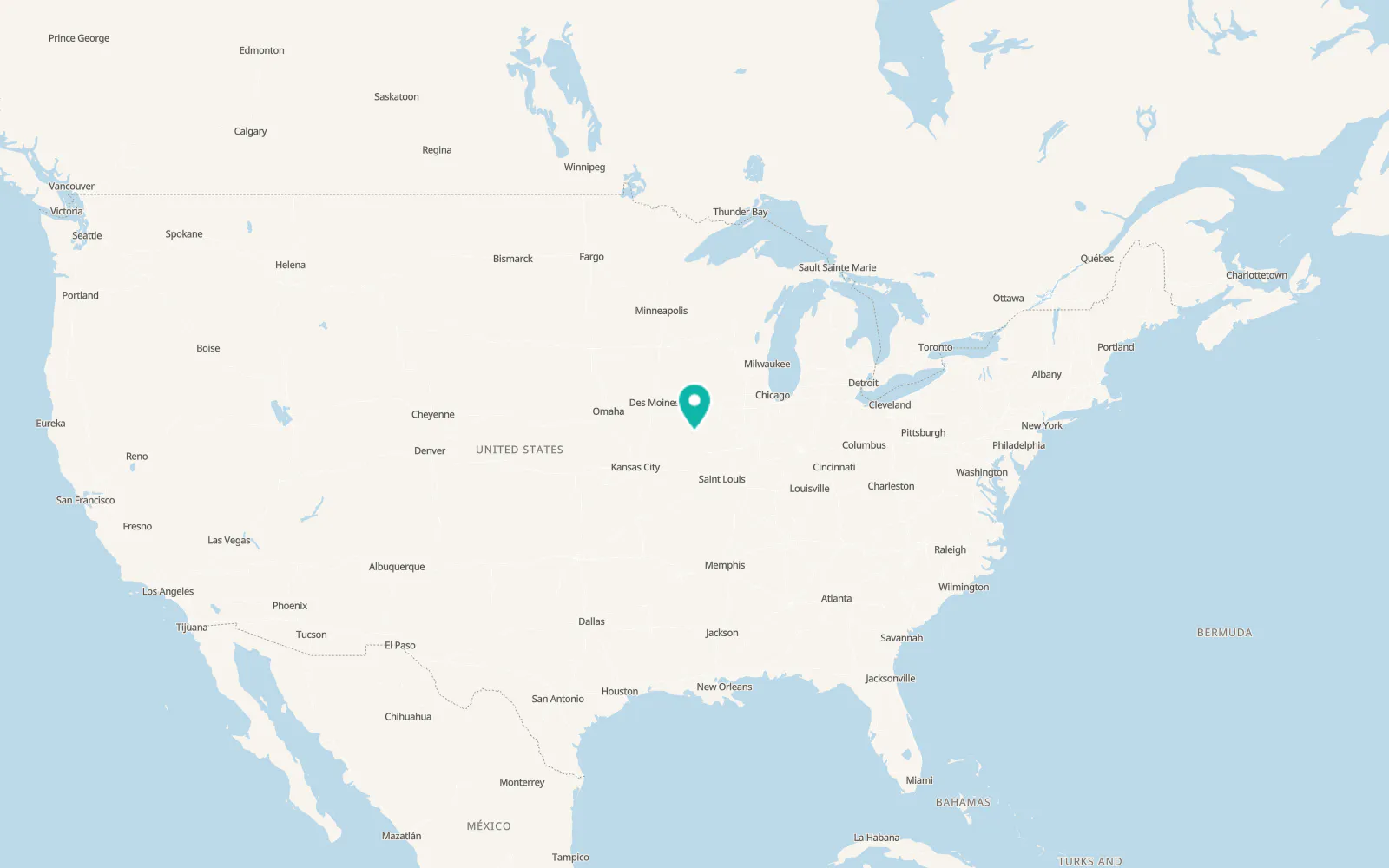 Map of Wayland