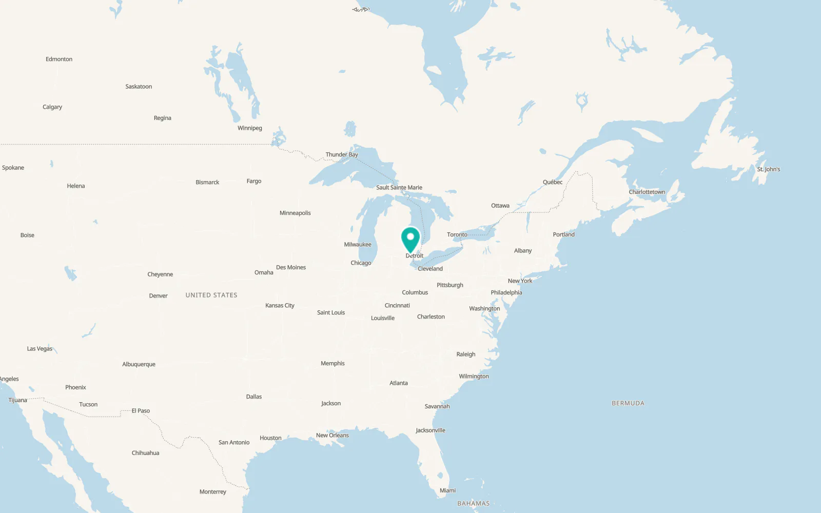 Map of Wayne