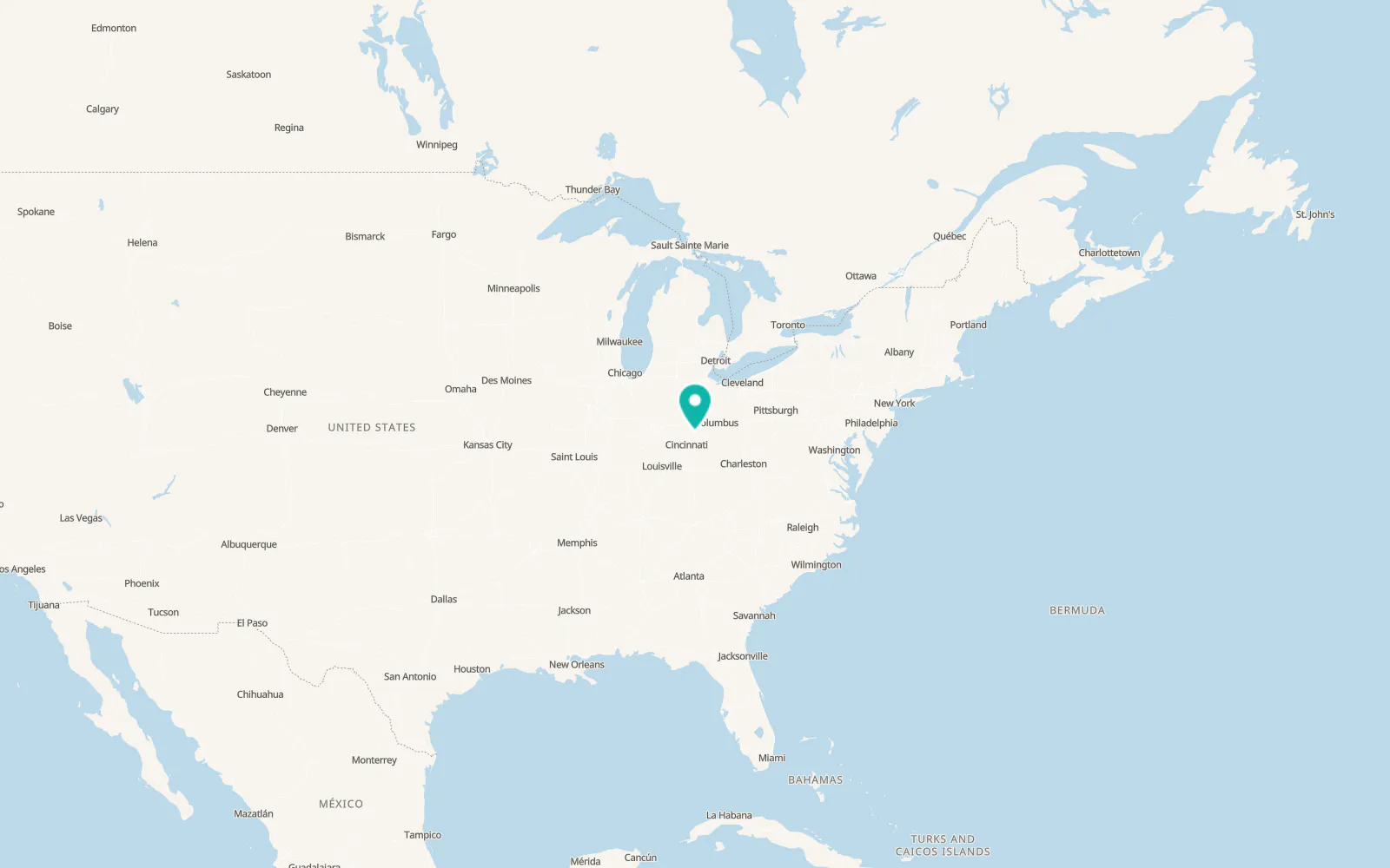 Map of Waynesville