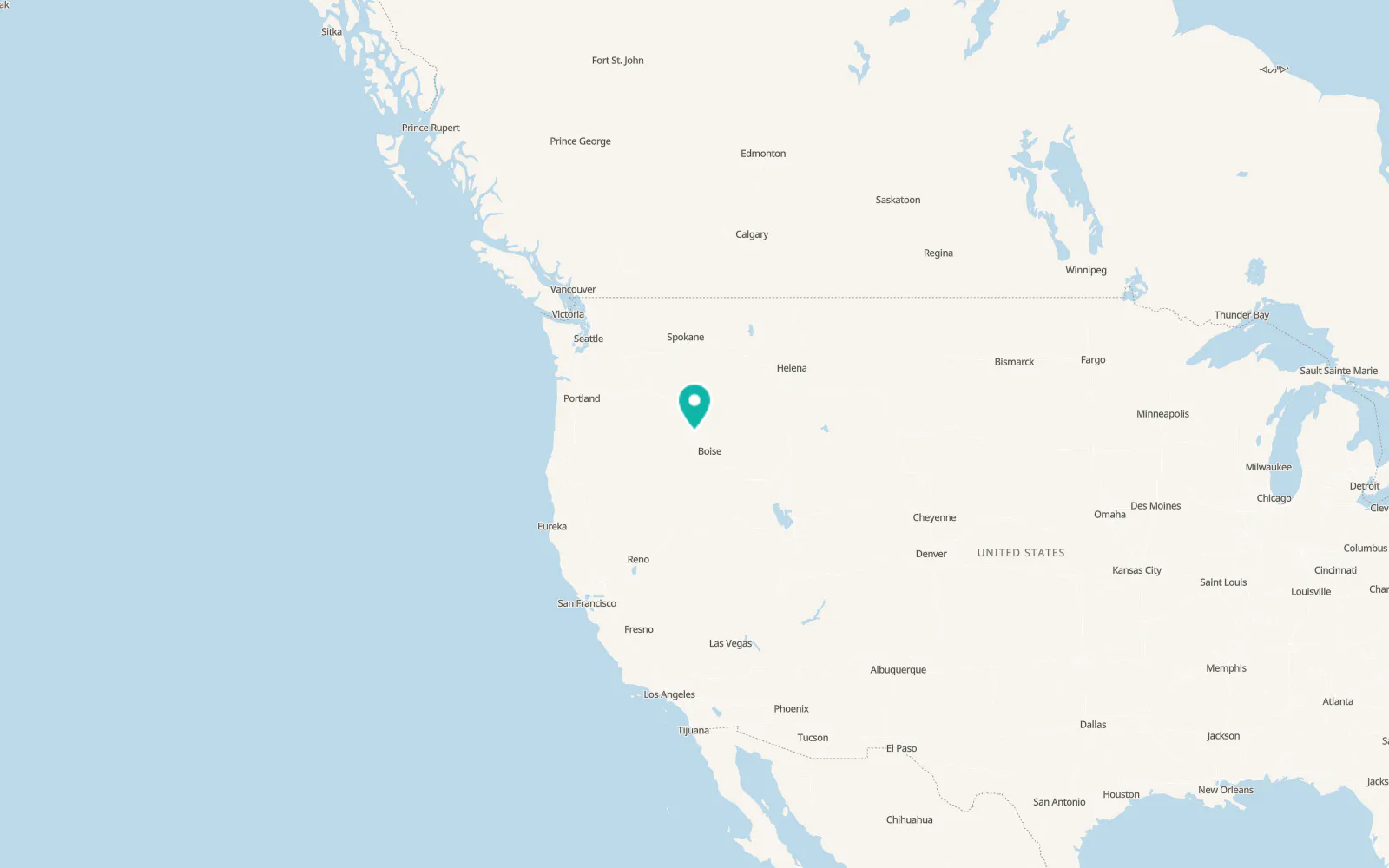 Map of Weiser