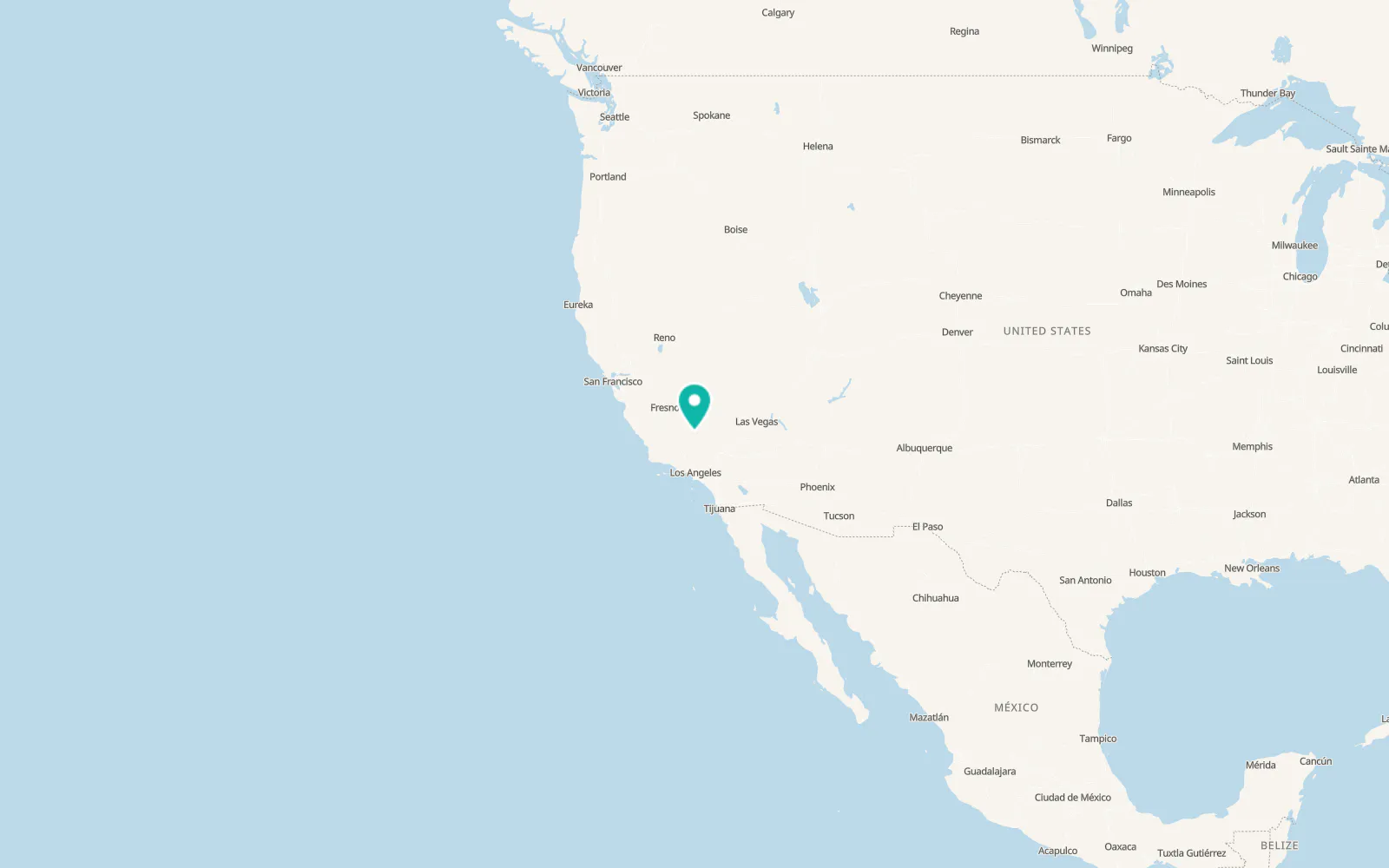 Map of Weldon