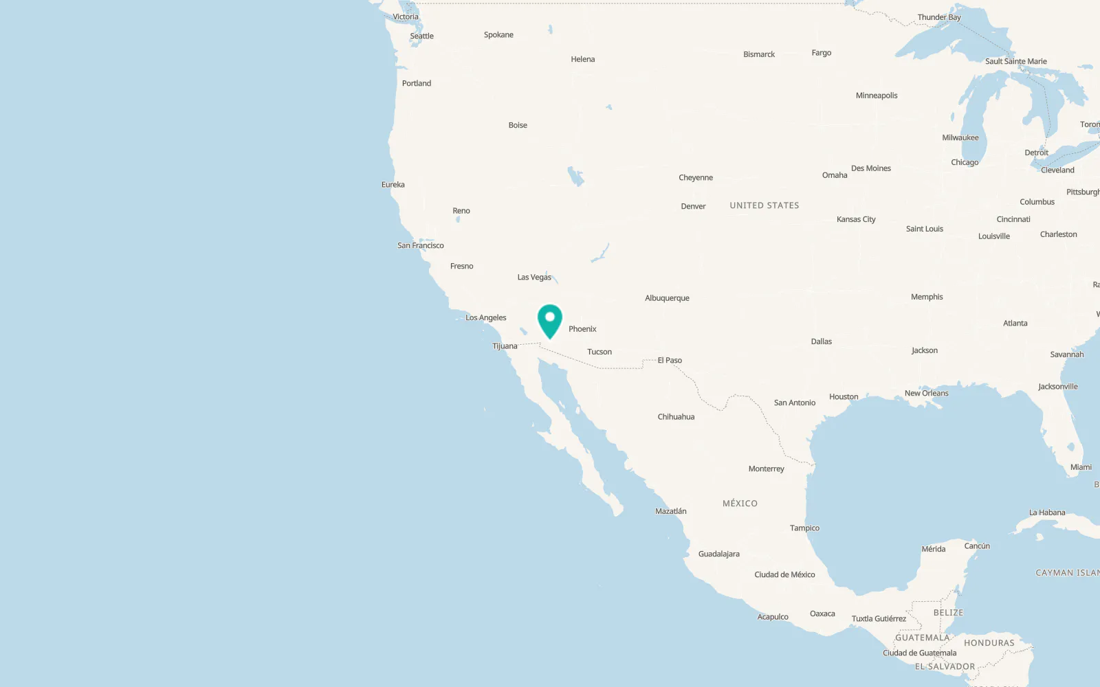 Map of Wellton