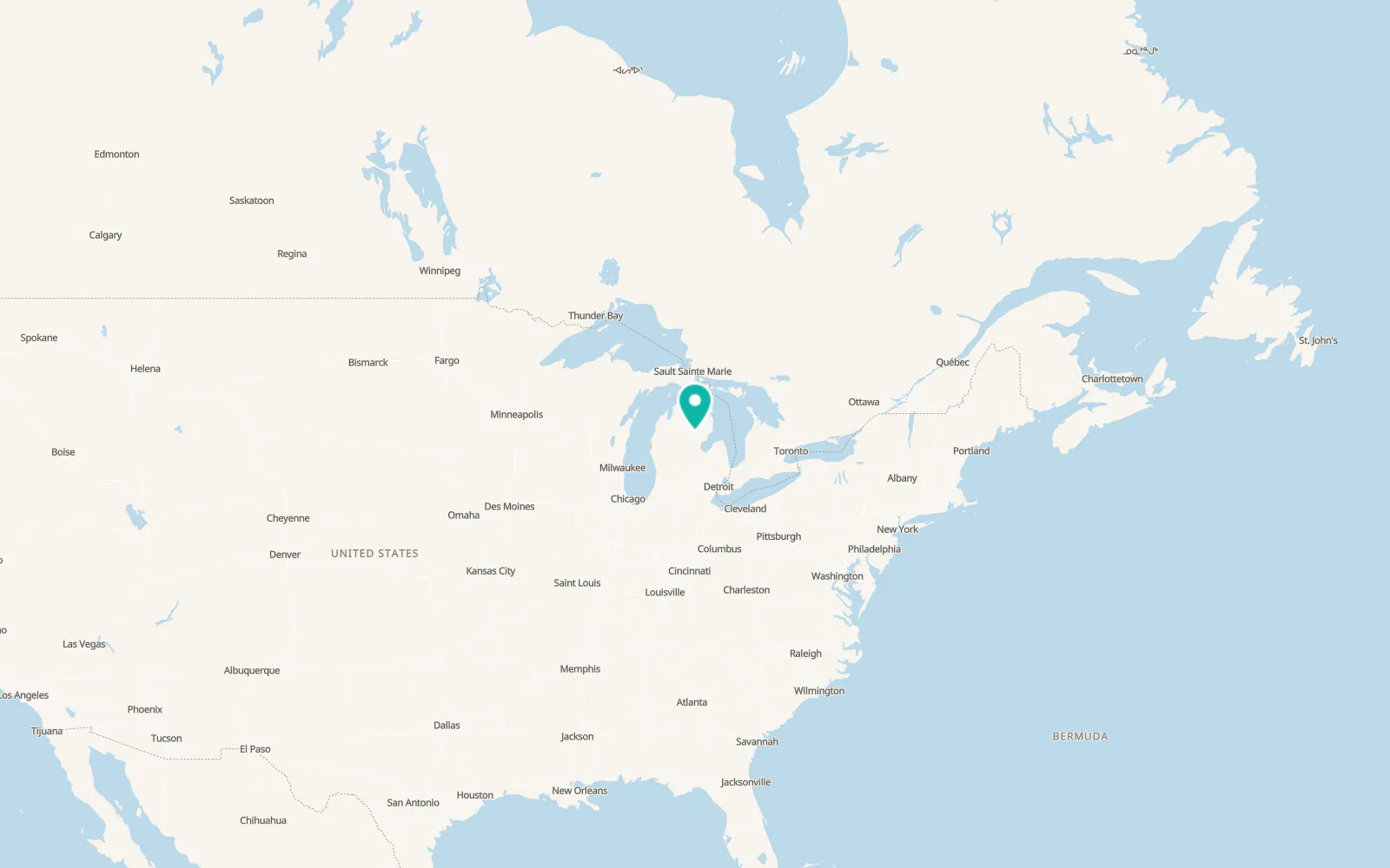 Map of West Branch