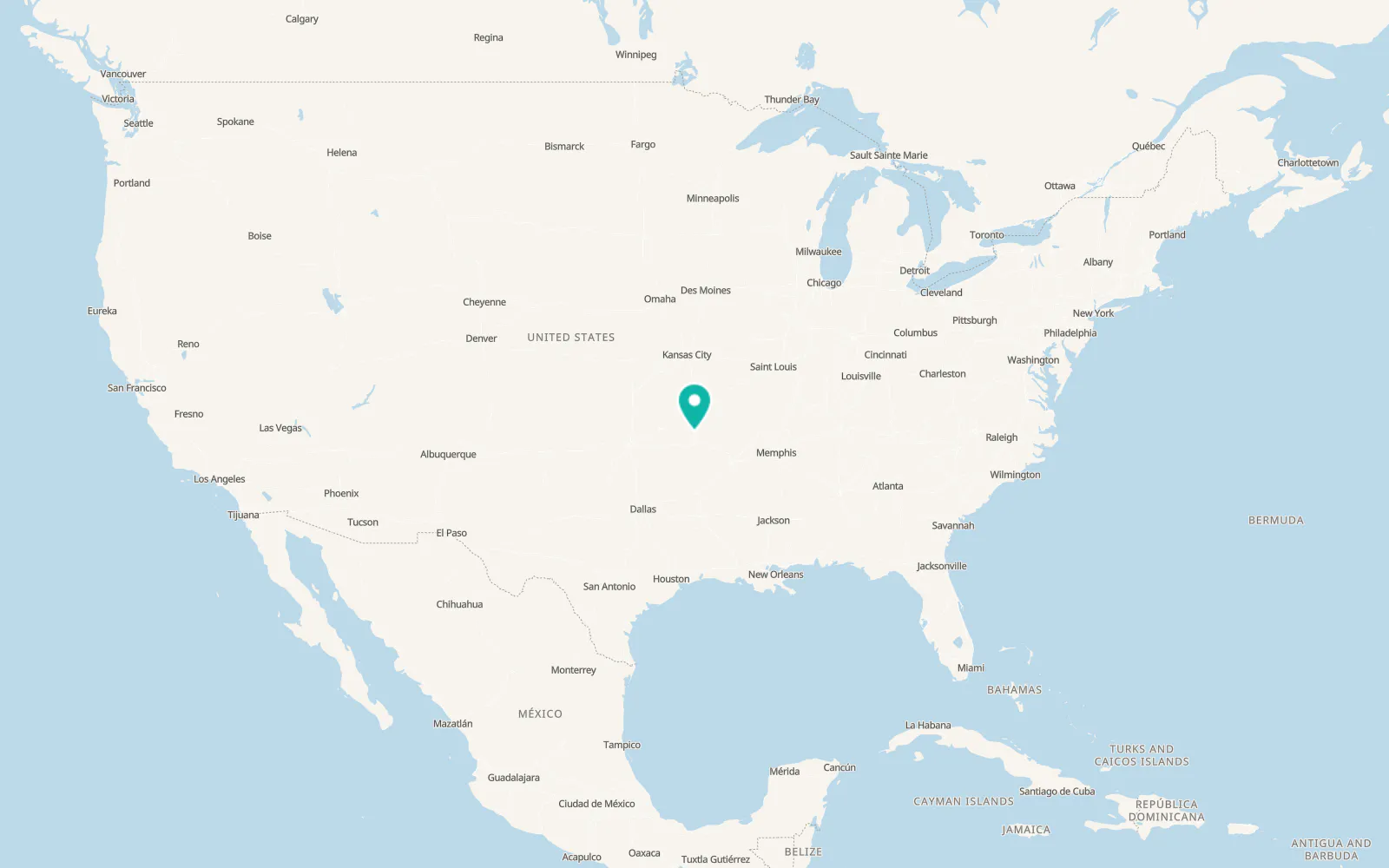 Map of West Fork