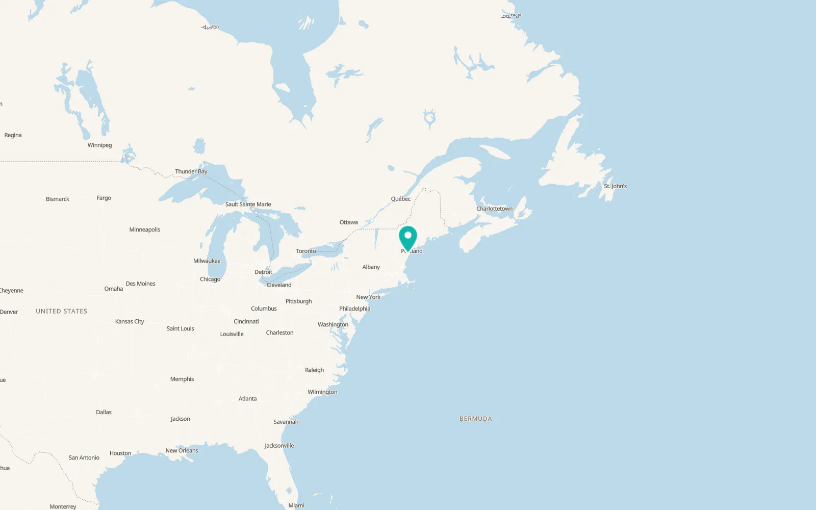 Map of West Kennebunk