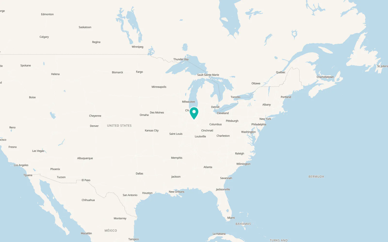 Map of West Lafayette