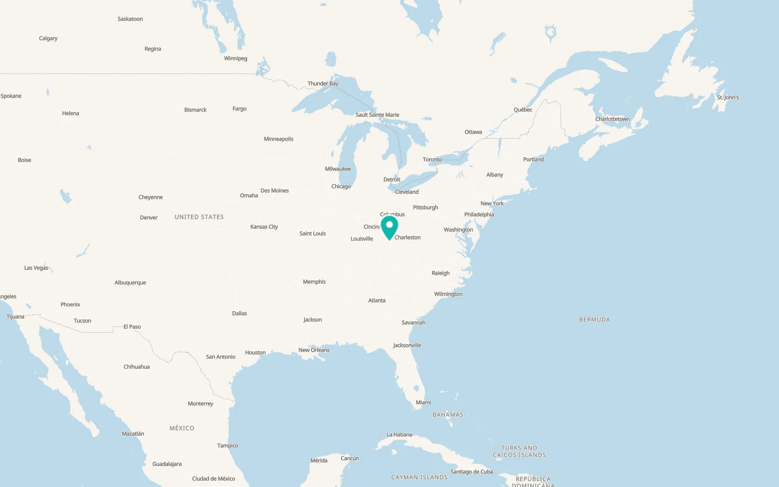 Map of West Liberty