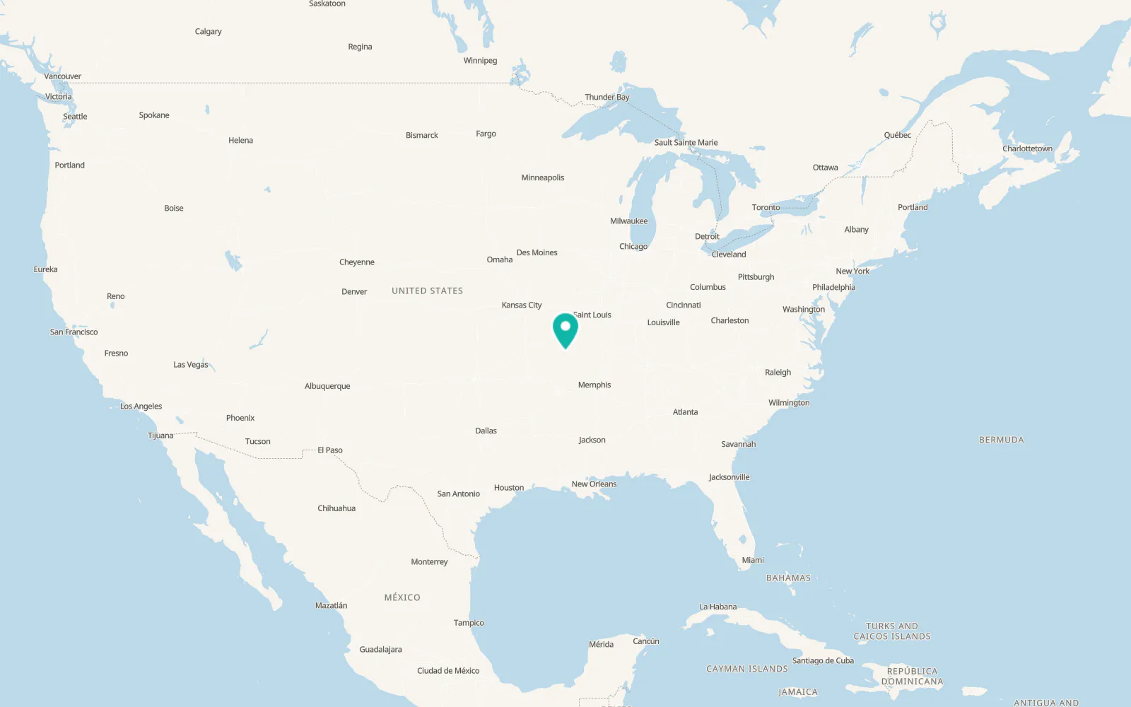 Map of West Plains