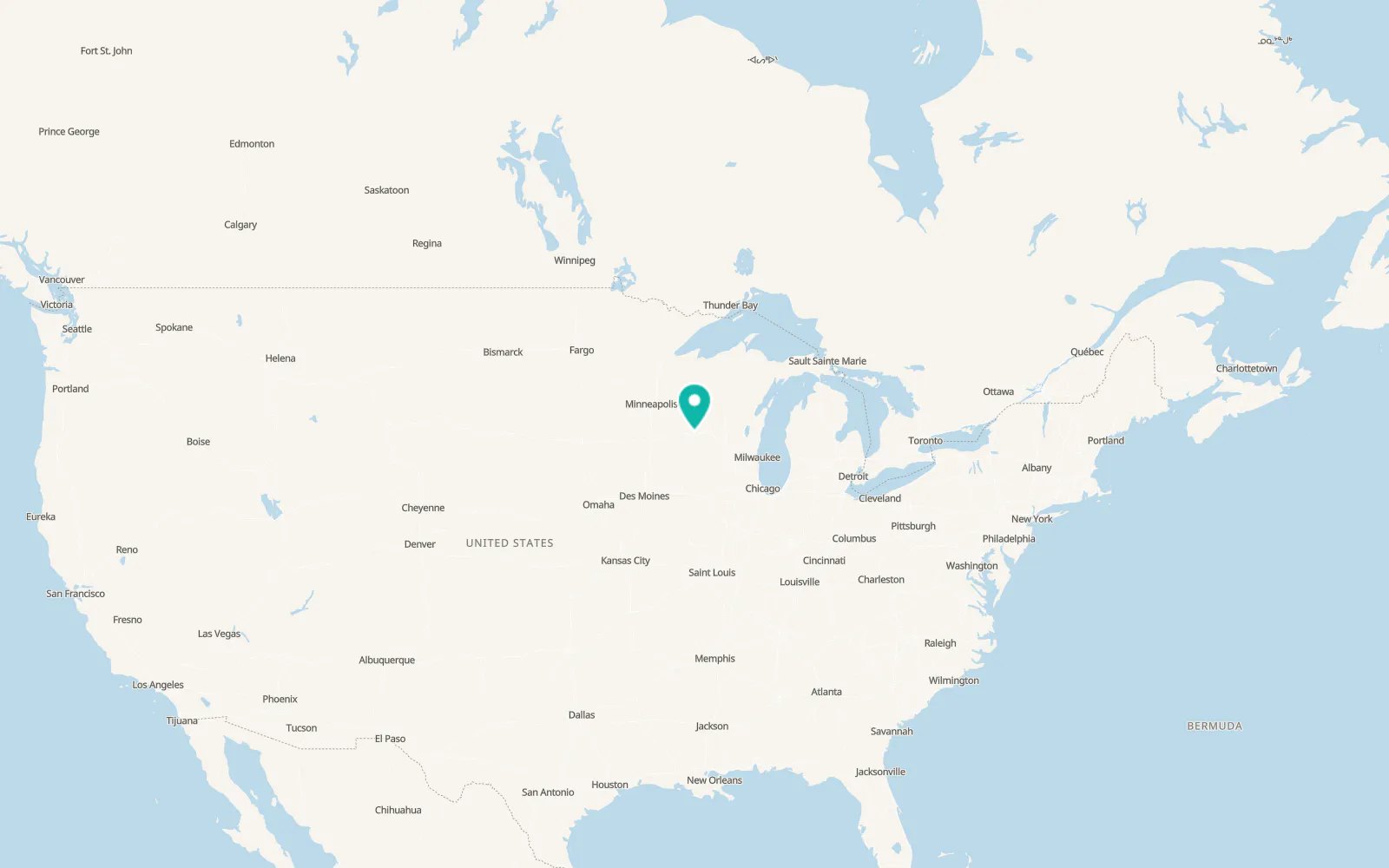 Map of West Salem