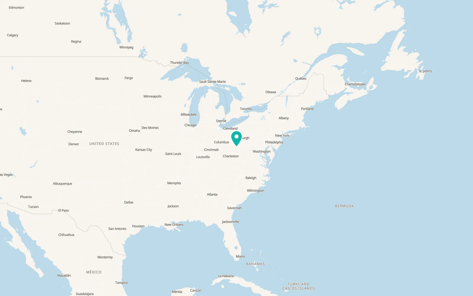 Map of West Union