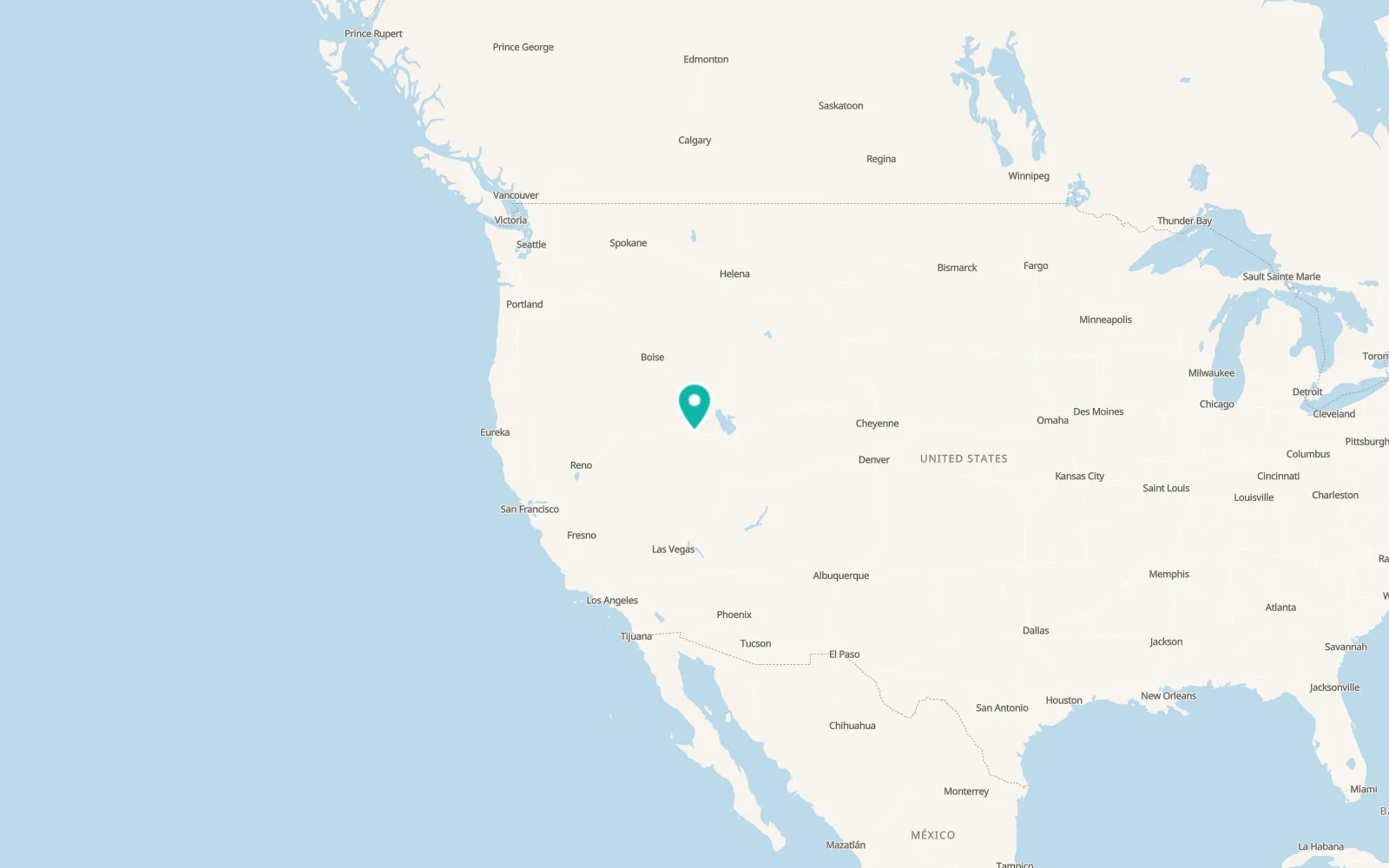 Map of West Wendover