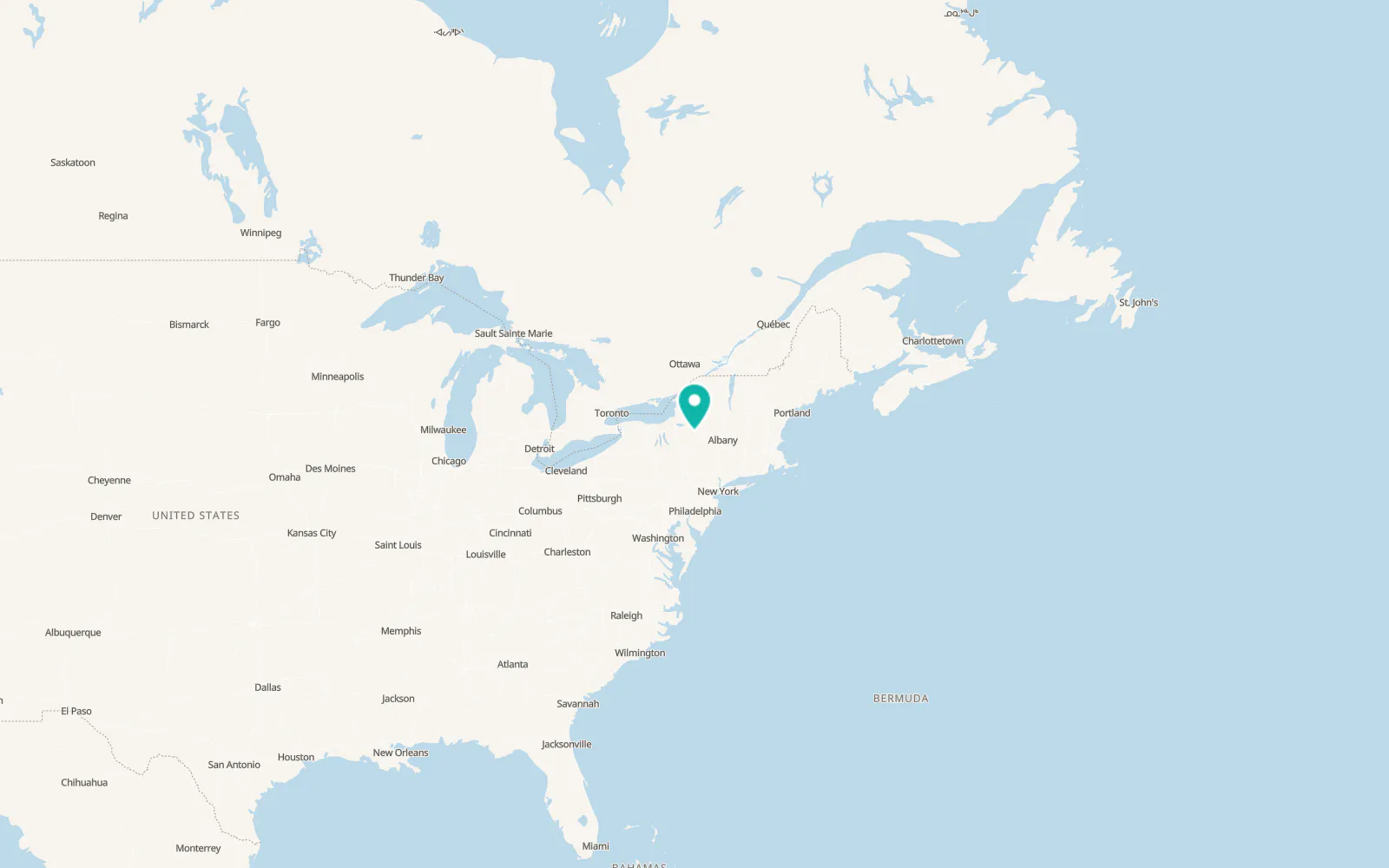 Map of West Winfield