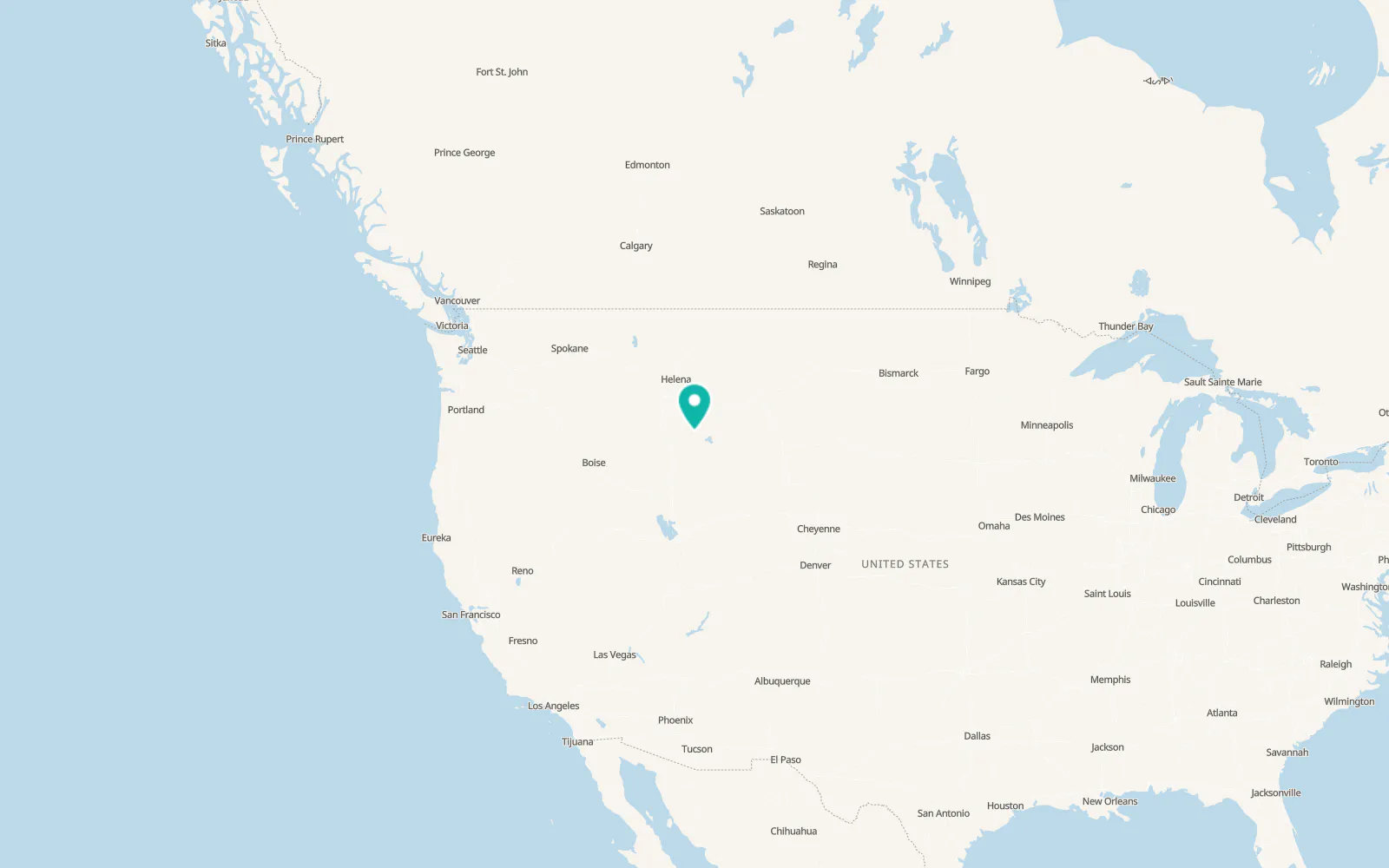 Map of West Yellowstone