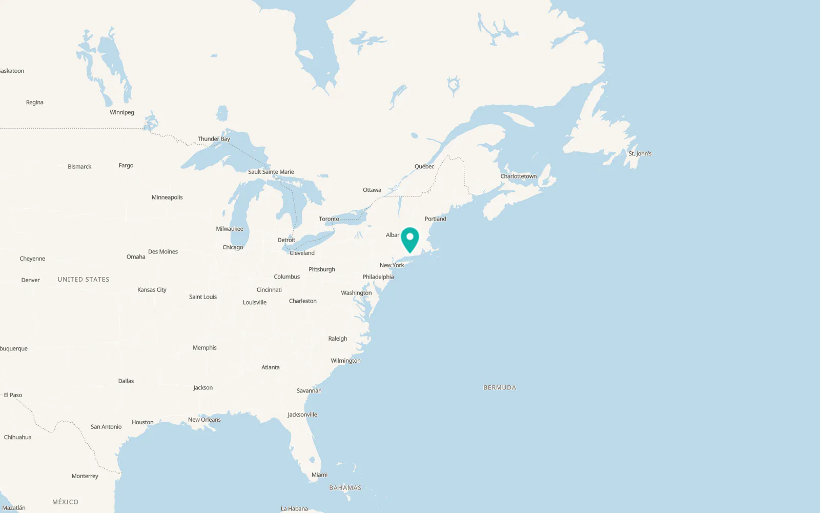 Map of Westbrook Center