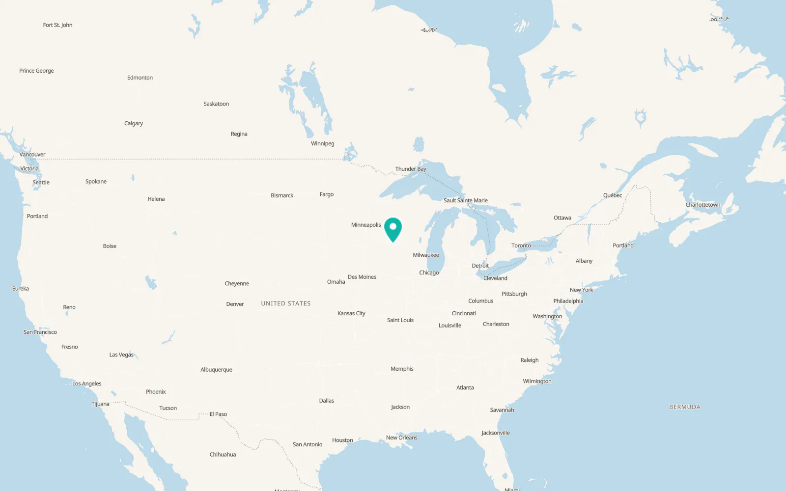 Map of Westby