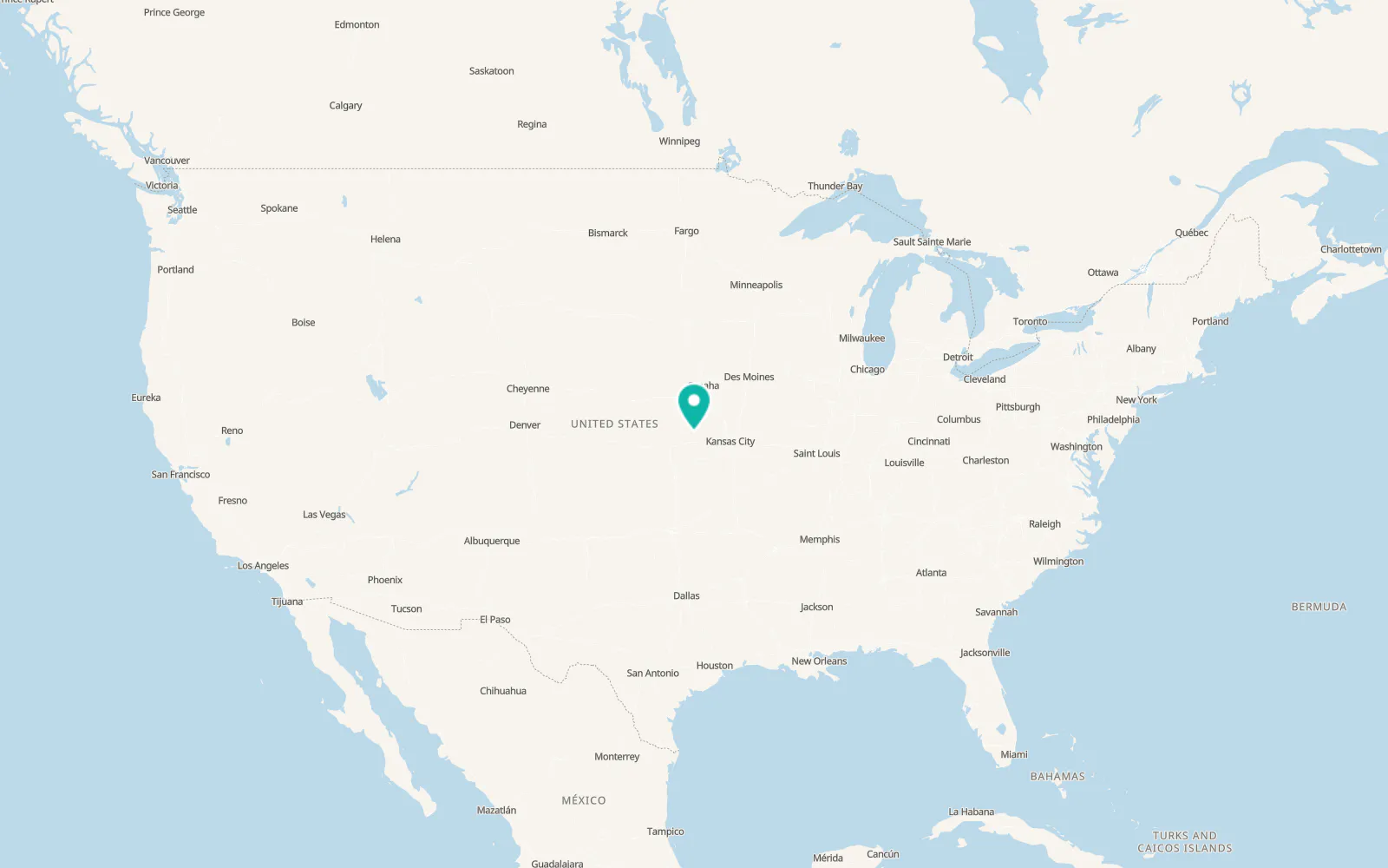 Map of Westmoreland