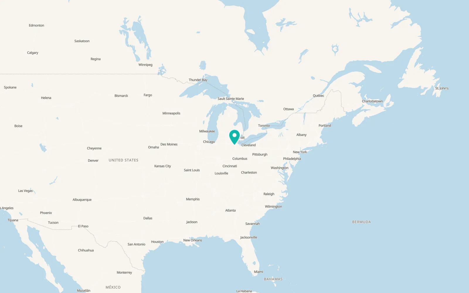 Map of Weston