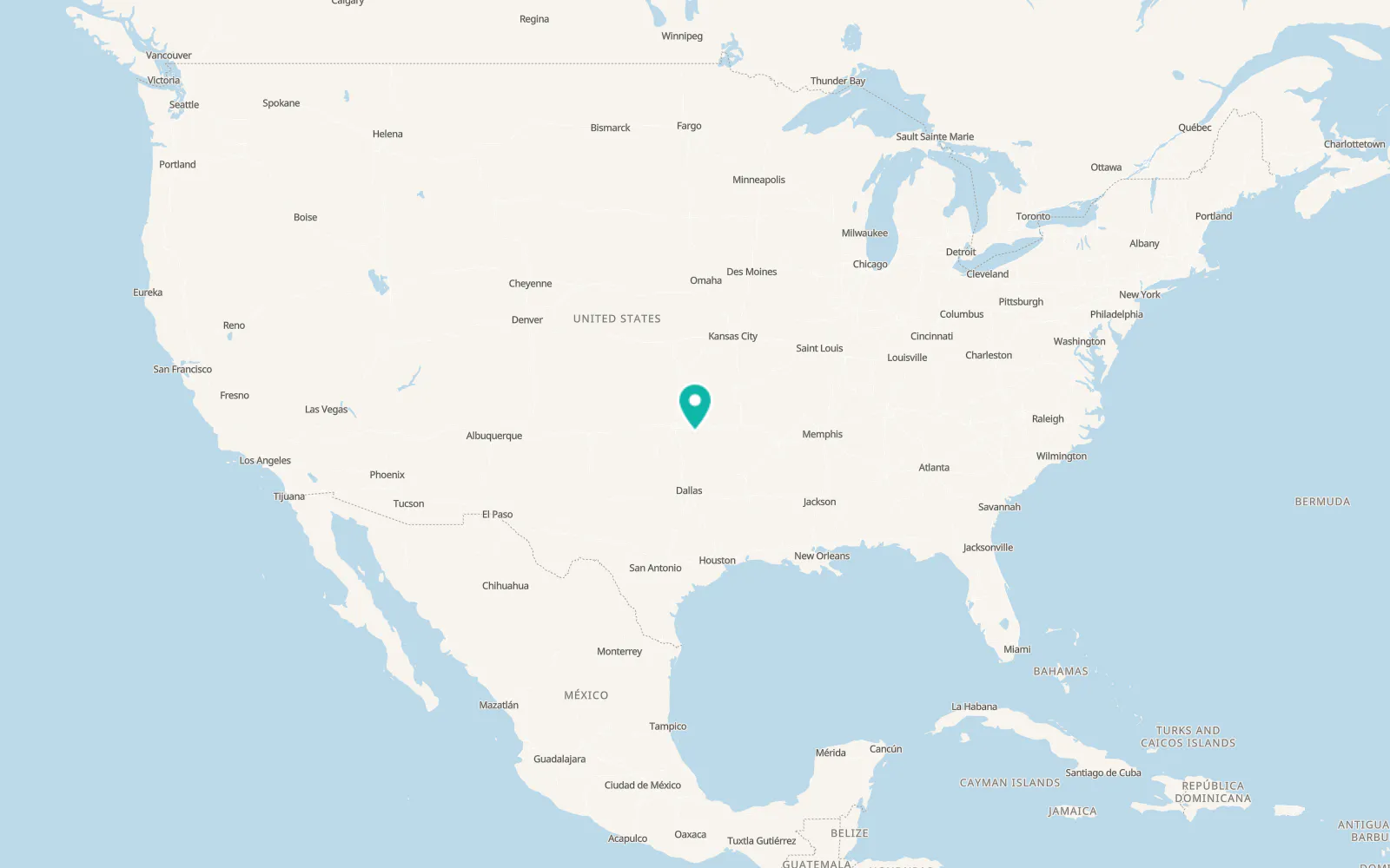 Map of Wewoka
