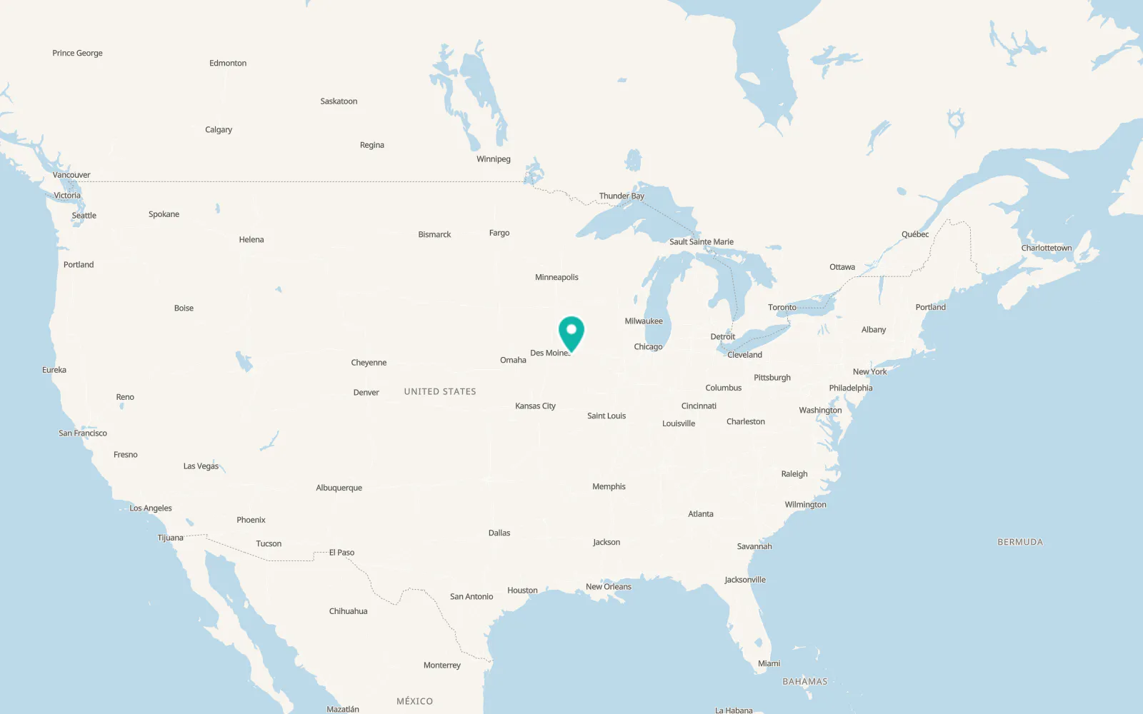 Map of What Cheer