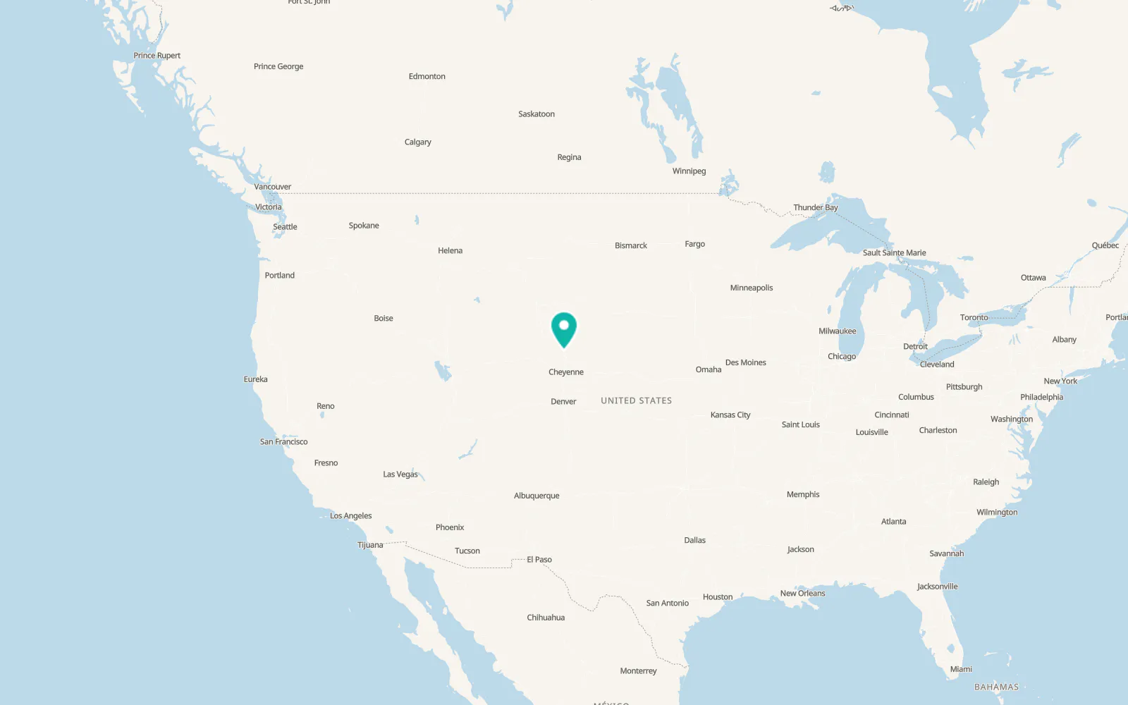 Map of Wheatland