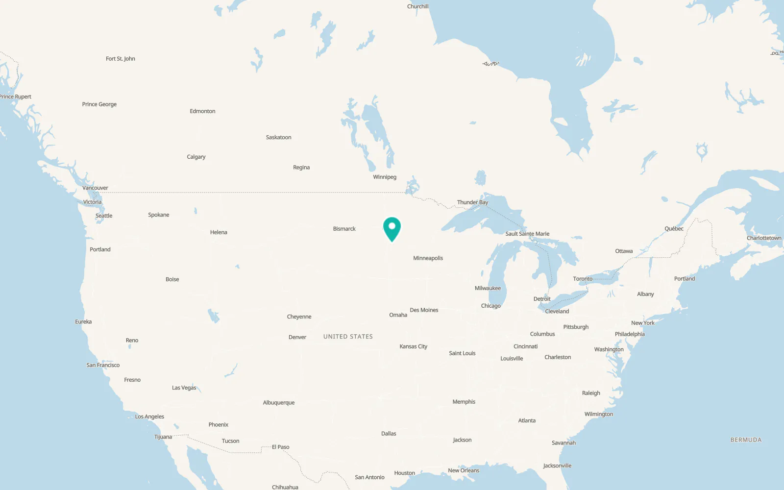 Map of Wheaton
