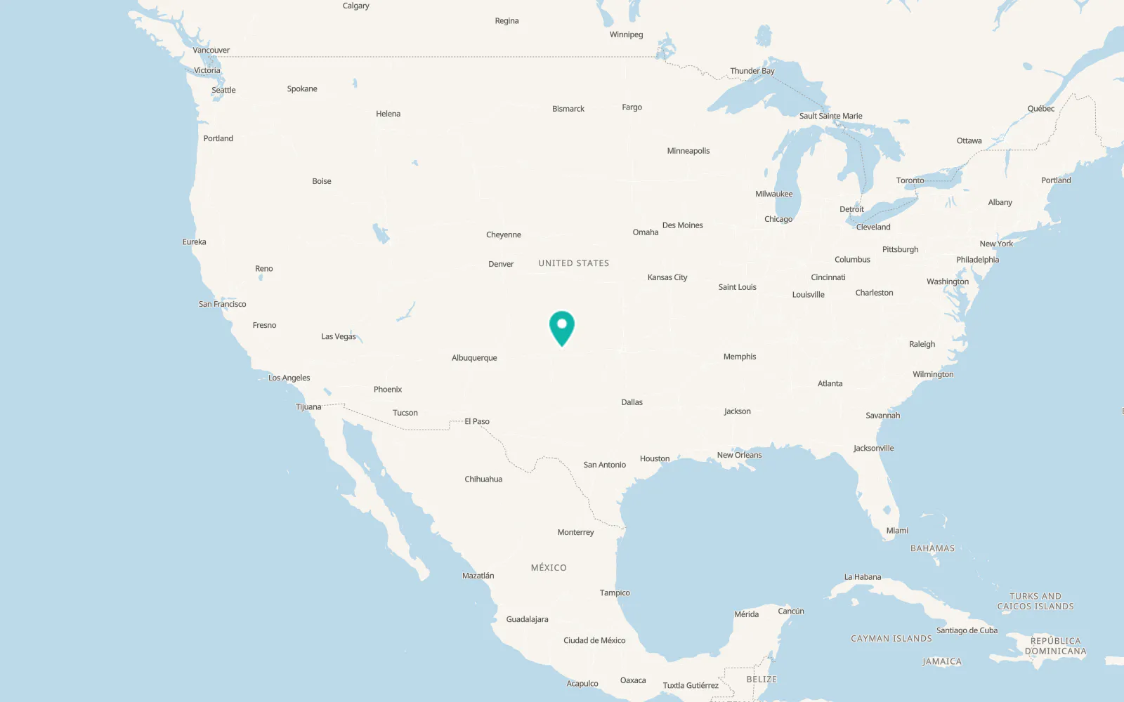 Map of White Deer