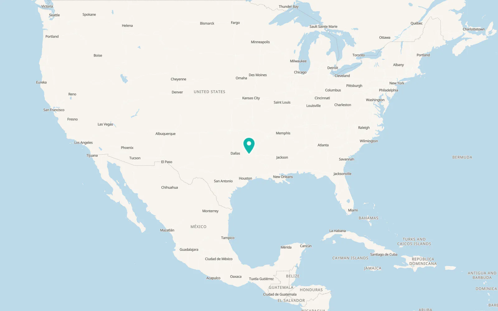 Map of White Oak
