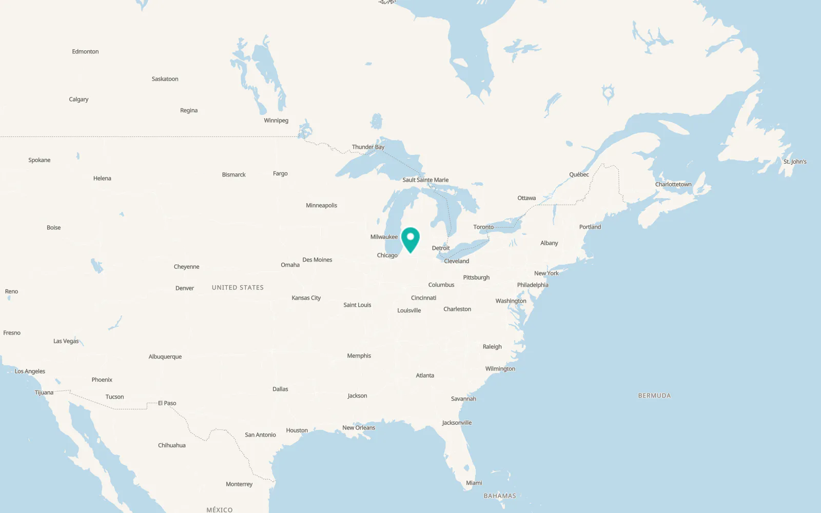 Map of White Pigeon