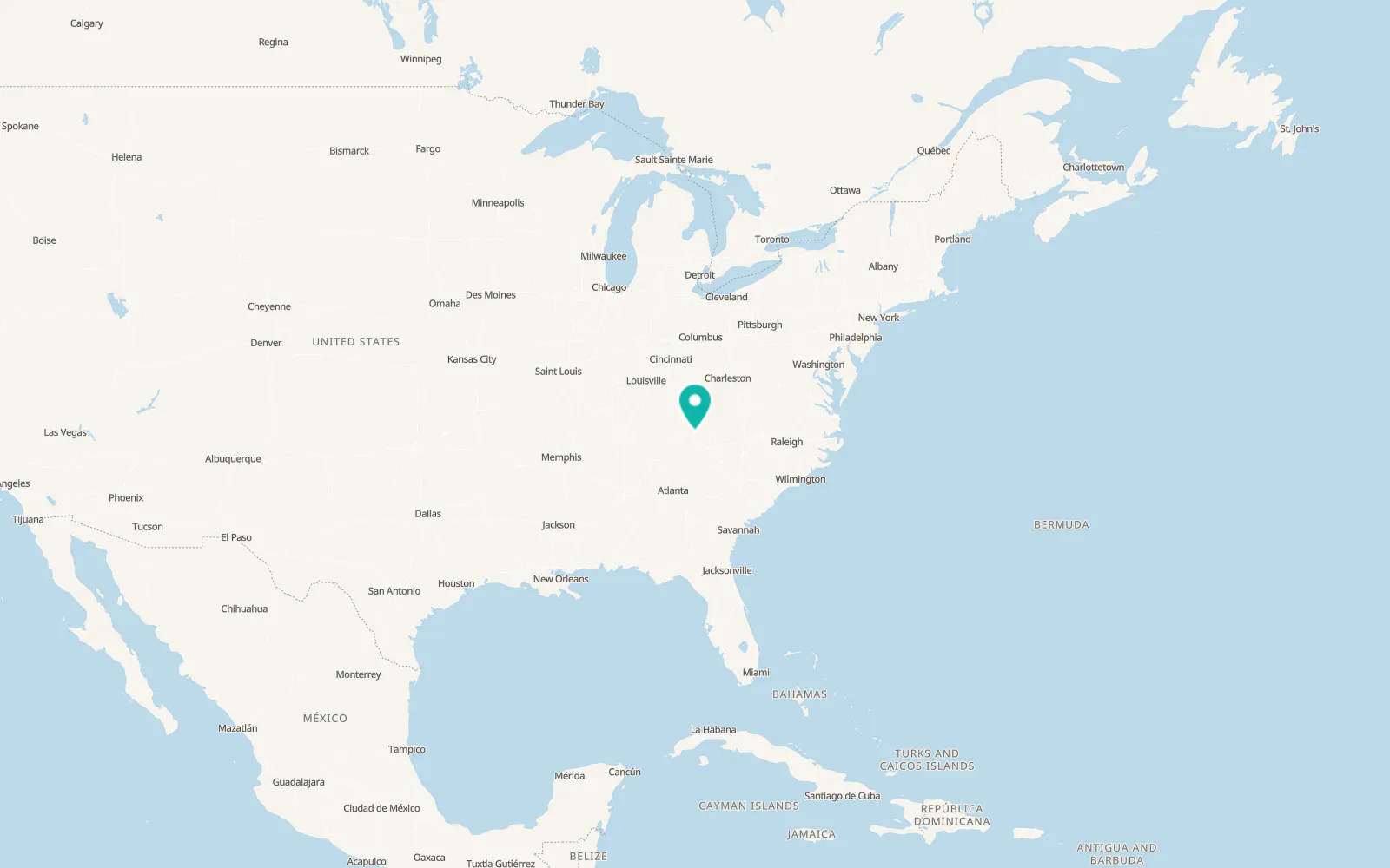 Map of White Pine