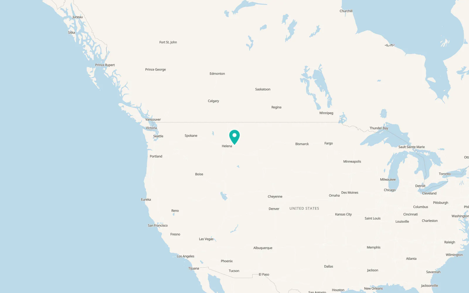 Map of White Sulphur Springs
