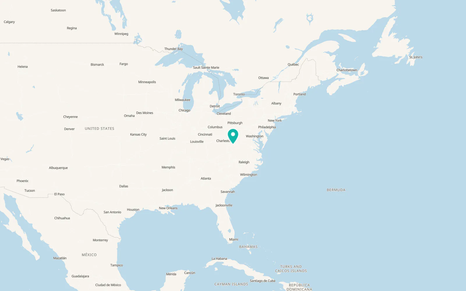 Map of White Sulphur Springs