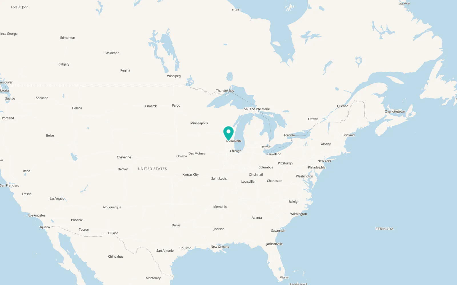 Map of Whitewater