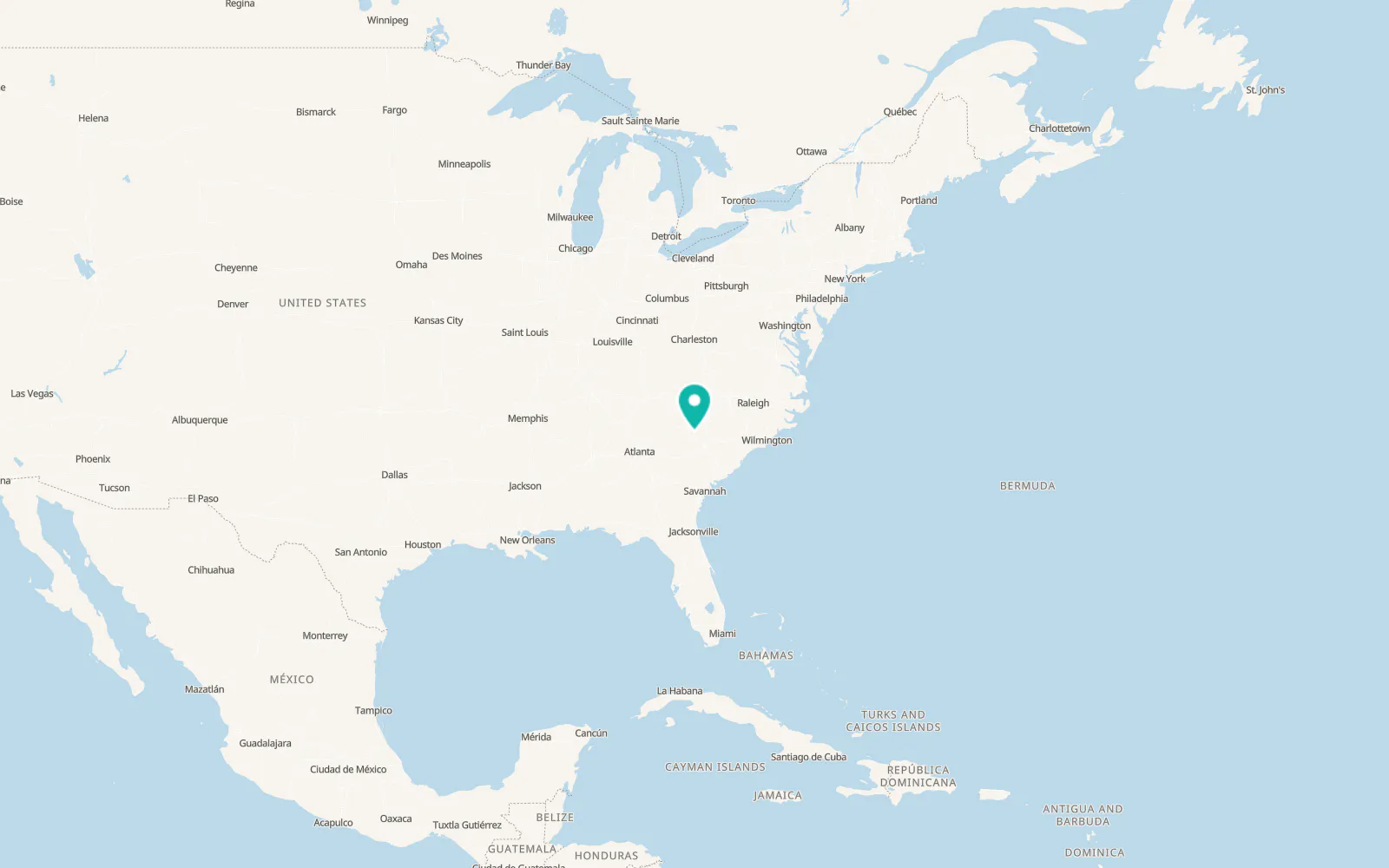 Map of Whitmire
