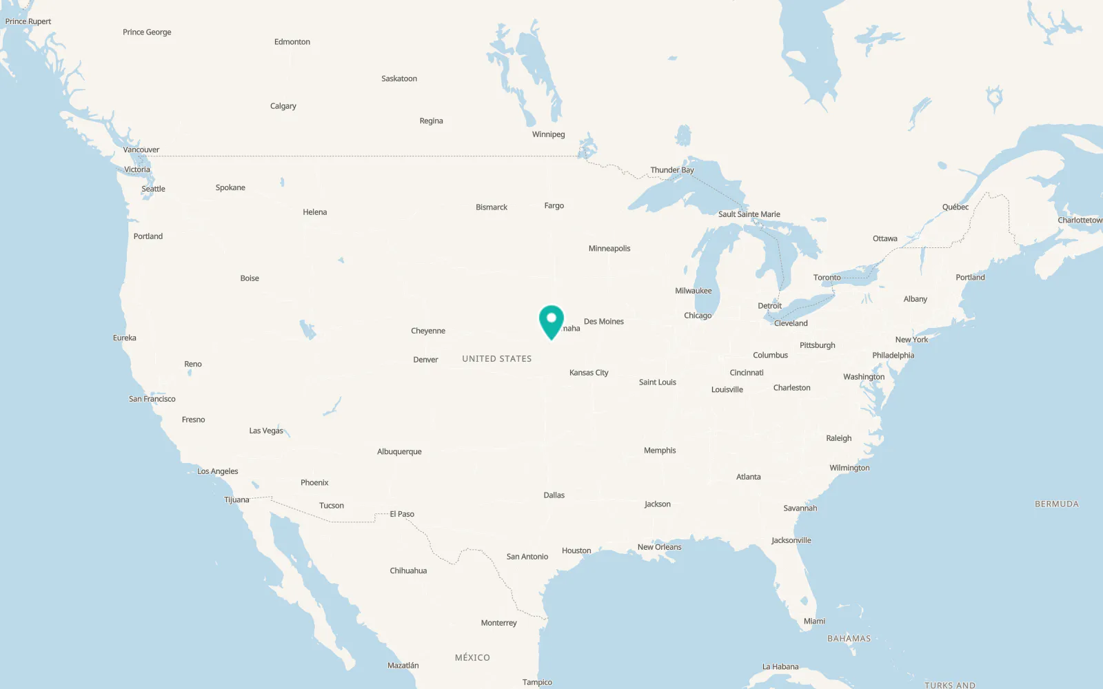 Map of Wilber