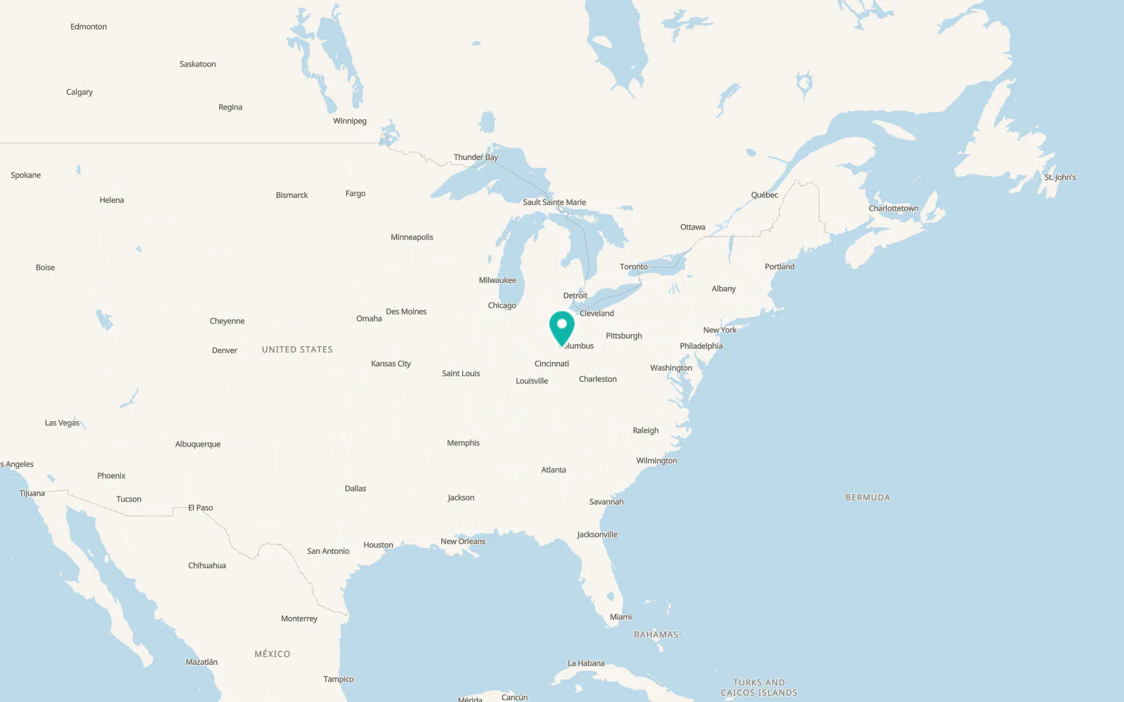Map of Wilberforce