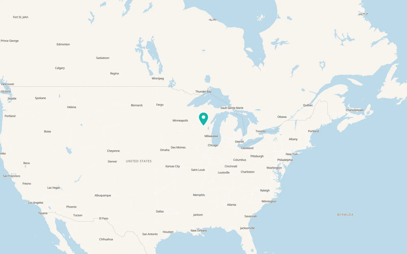 Map of Wild Rose