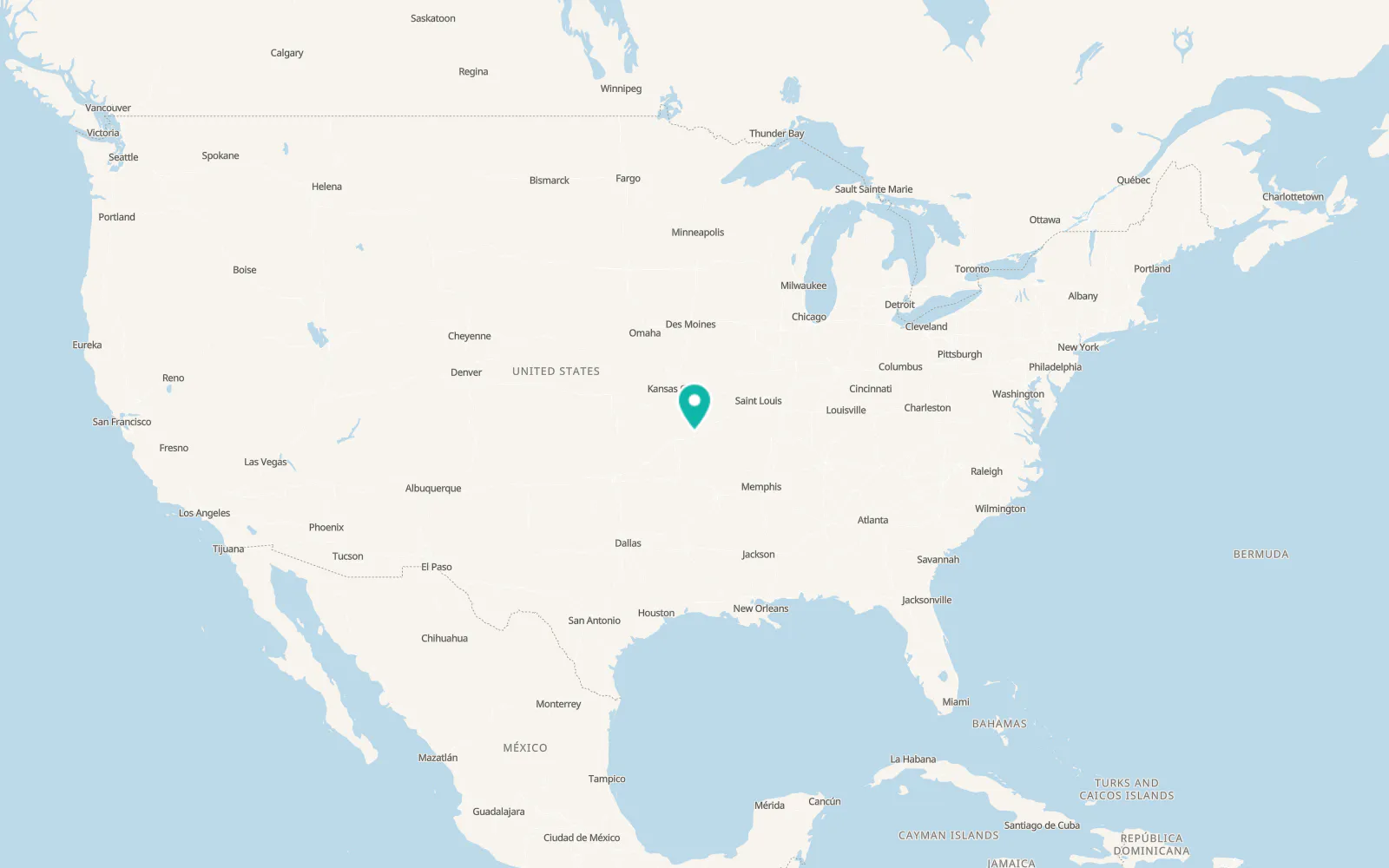 Map of Willard