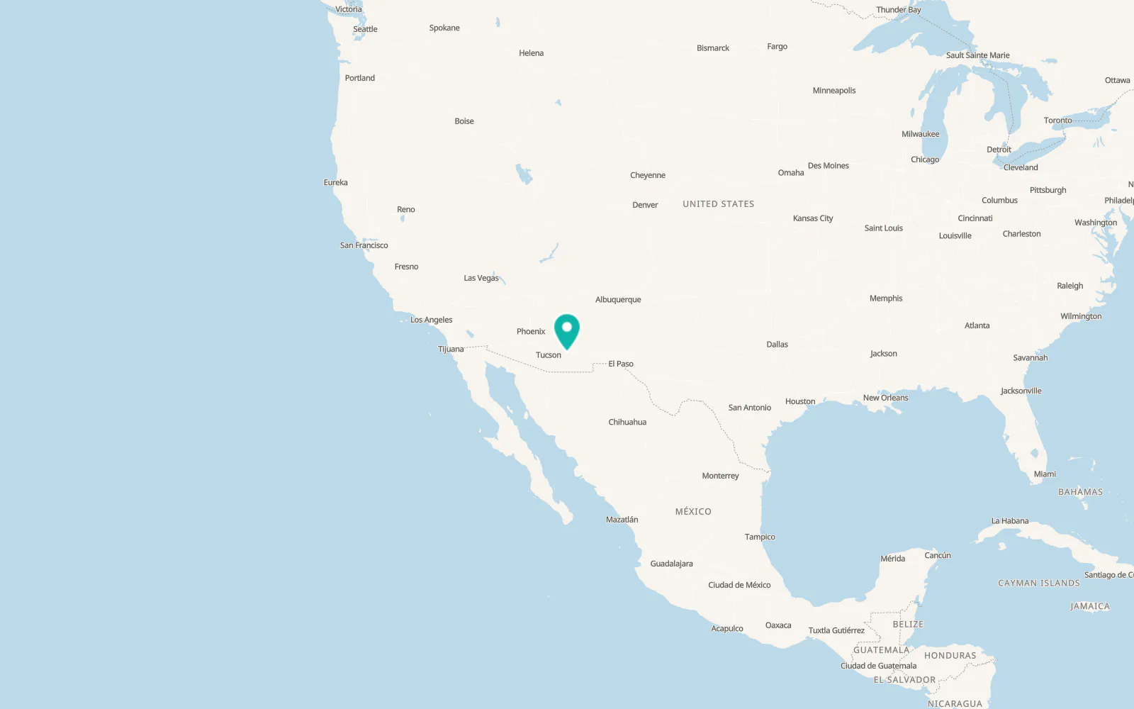 Map of Willcox